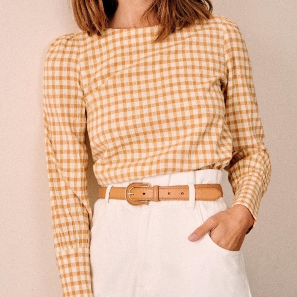 Sezane Lina Shirt in size 34 / XS / US2